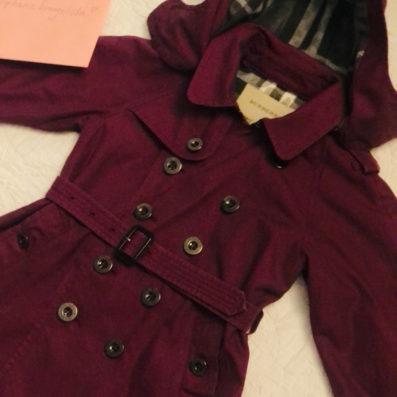 Size 4 kids burberry AUTHENTIC trench coat - Picture 2 of 9